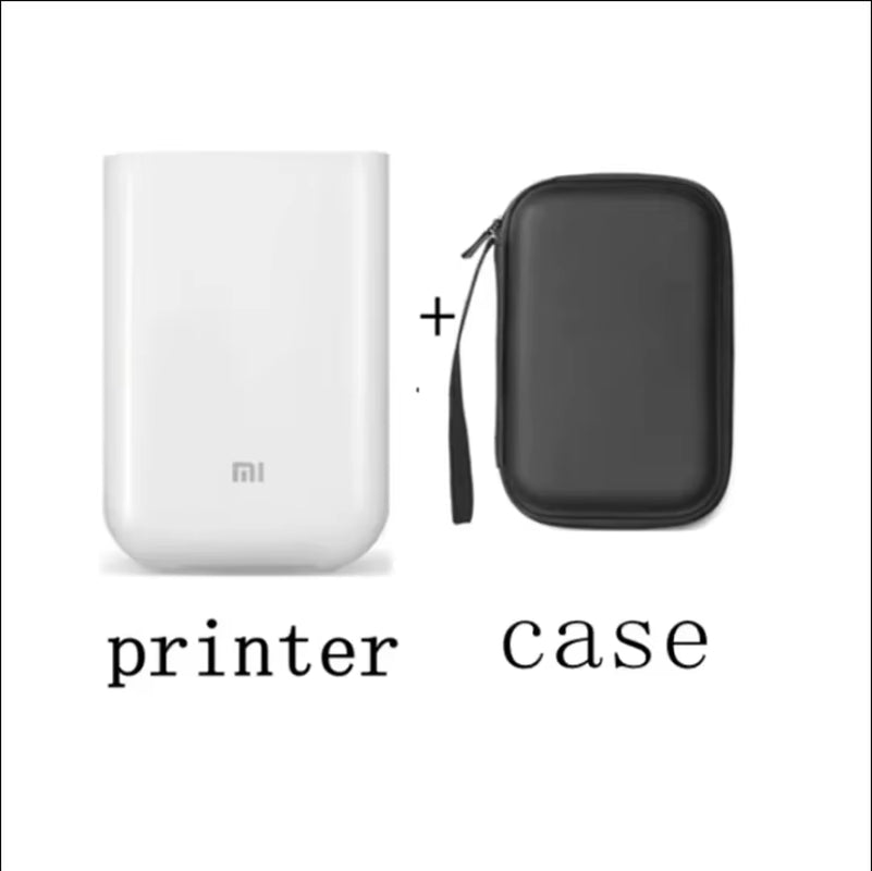 AR Printer 300Dpi Portable Photo Mini Pocket with Share 500Mah Picture Printer Pocket Printer Work with Mihome APP