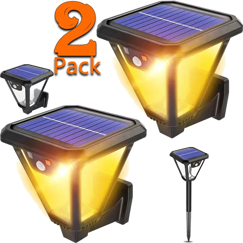 Illuminate Your Outdoors with the 2-in-1 Solar-Powered LED Camping and Garden Lamps - Perfect for Any Landscape!