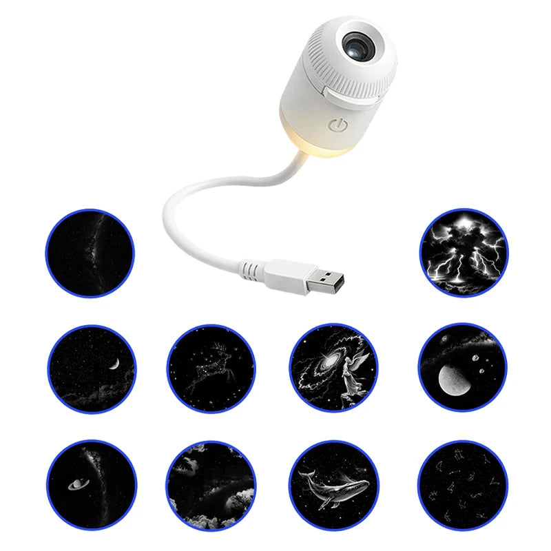 Mini Galaxy Star Projector & Night Light