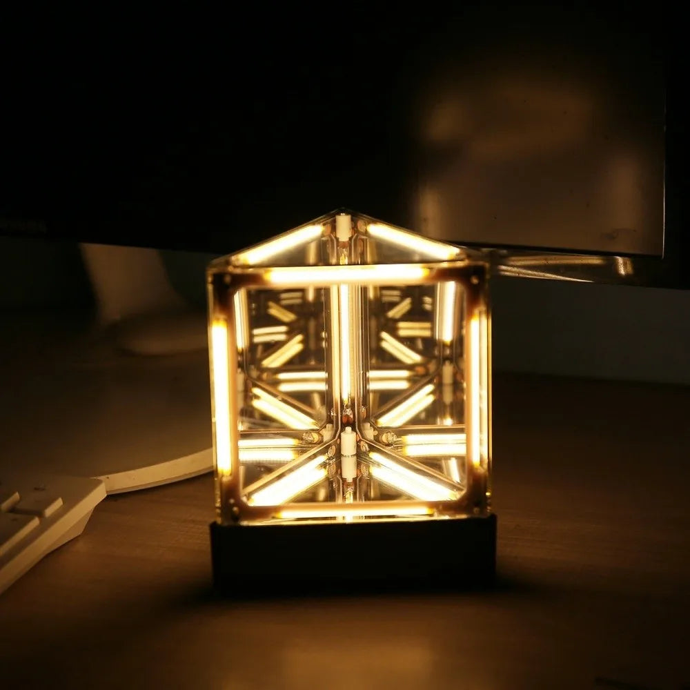 InfinityGlow™ Cube ✨🔮 — Mesmerizing 4D Light Illusion