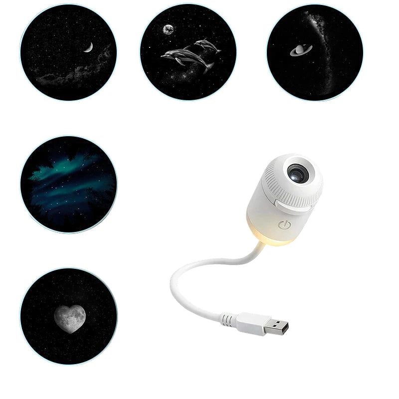 Mini Galaxy Star Projector & Night Light