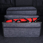 Large Anti-Slip Felt Car Trunk Storage Organizer Bag Tool Box 50 x 15 x 24cm
