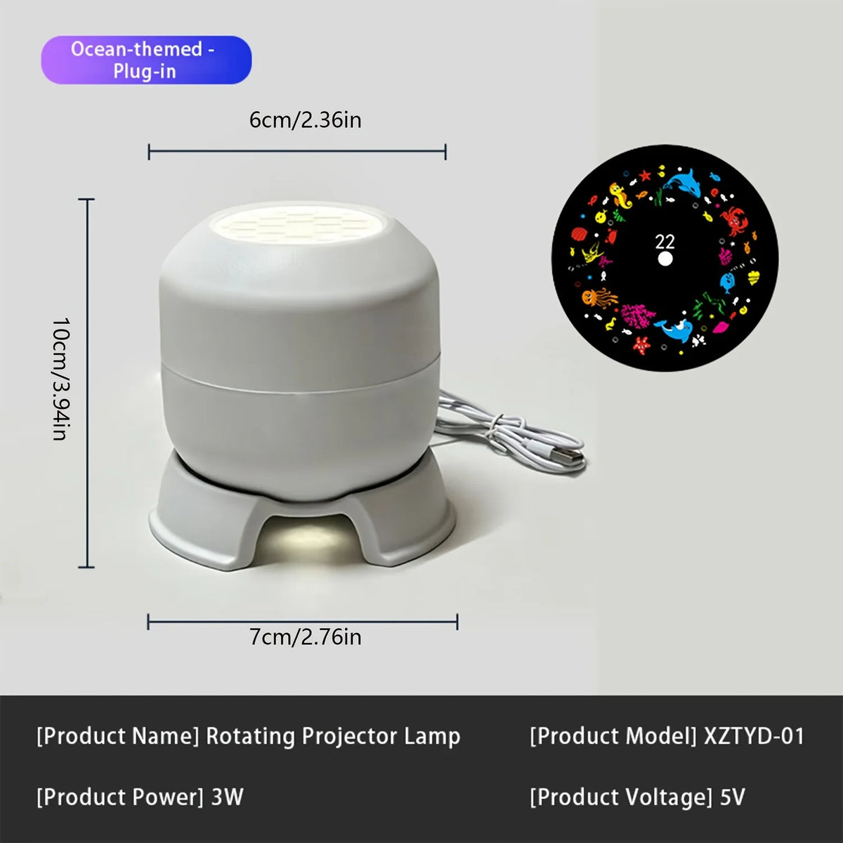 GalaxySpin™ Projection Lamp 🌌✨ — Rotating Lights, Magical Atmosphere