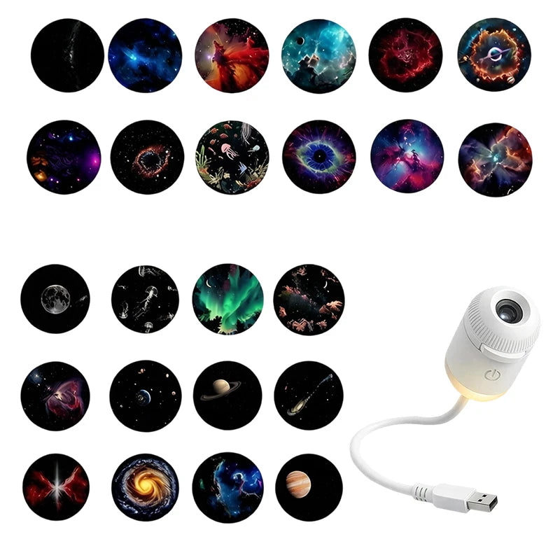 Mini Galaxy Star Projector & Night Light