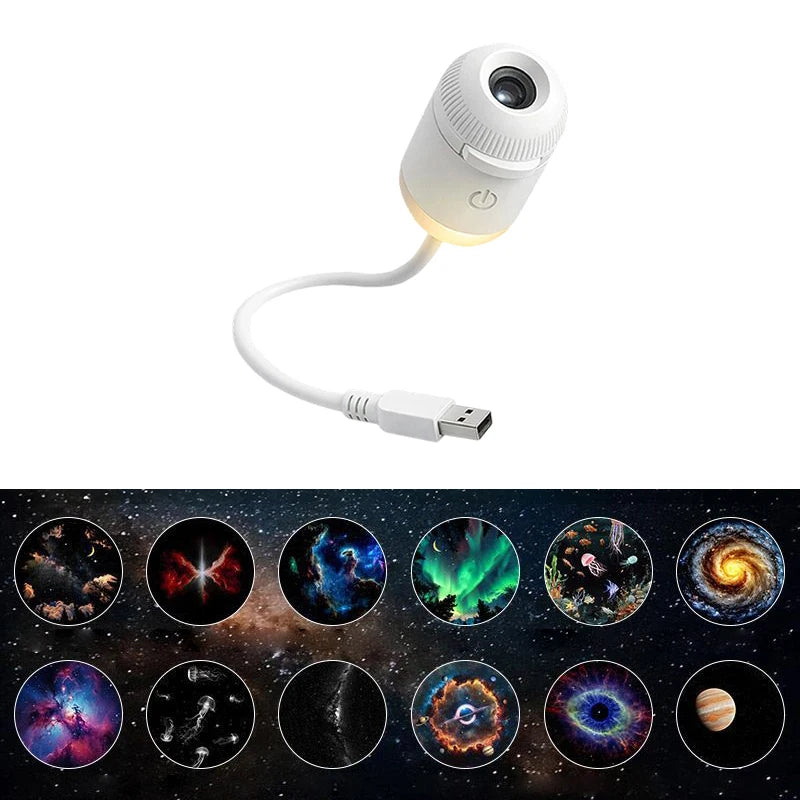 Mini Galaxy Star Projector & Night Light