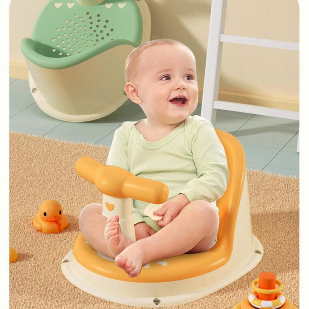 SplashSeat™ Infant Chair 💦🧸 — Secure, Comfy Bathing