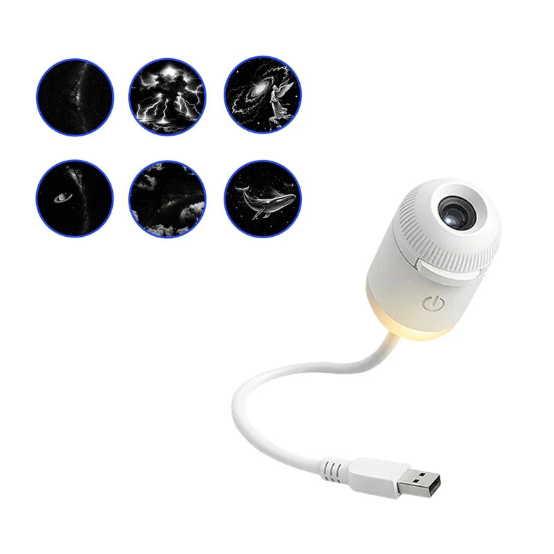 Mini Galaxy Star Projector & Night Light