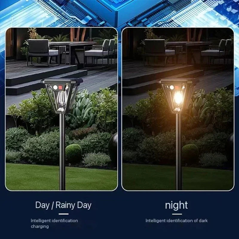 Illuminate Your Outdoors with the 2-in-1 Solar-Powered LED Camping and Garden Lamps - Perfect for Any Landscape!