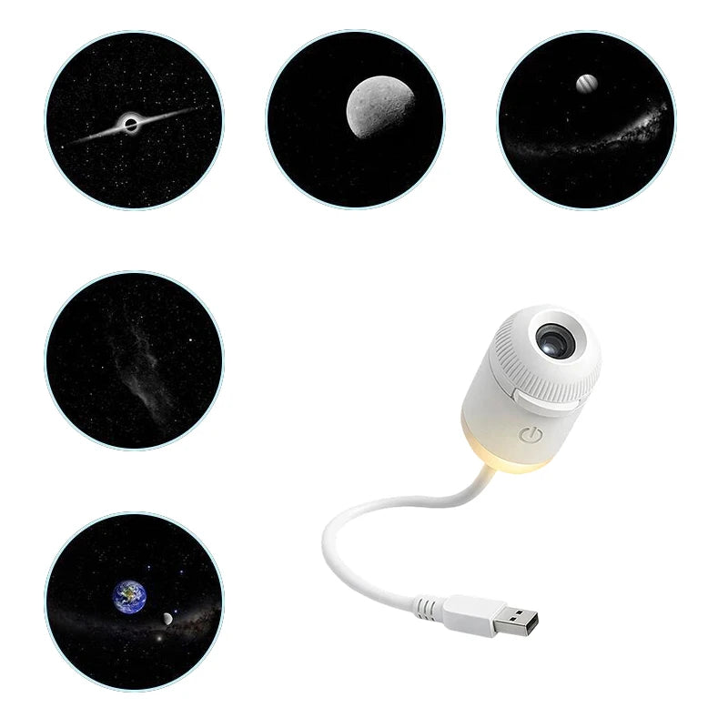 Mini Galaxy Star Projector & Night Light
