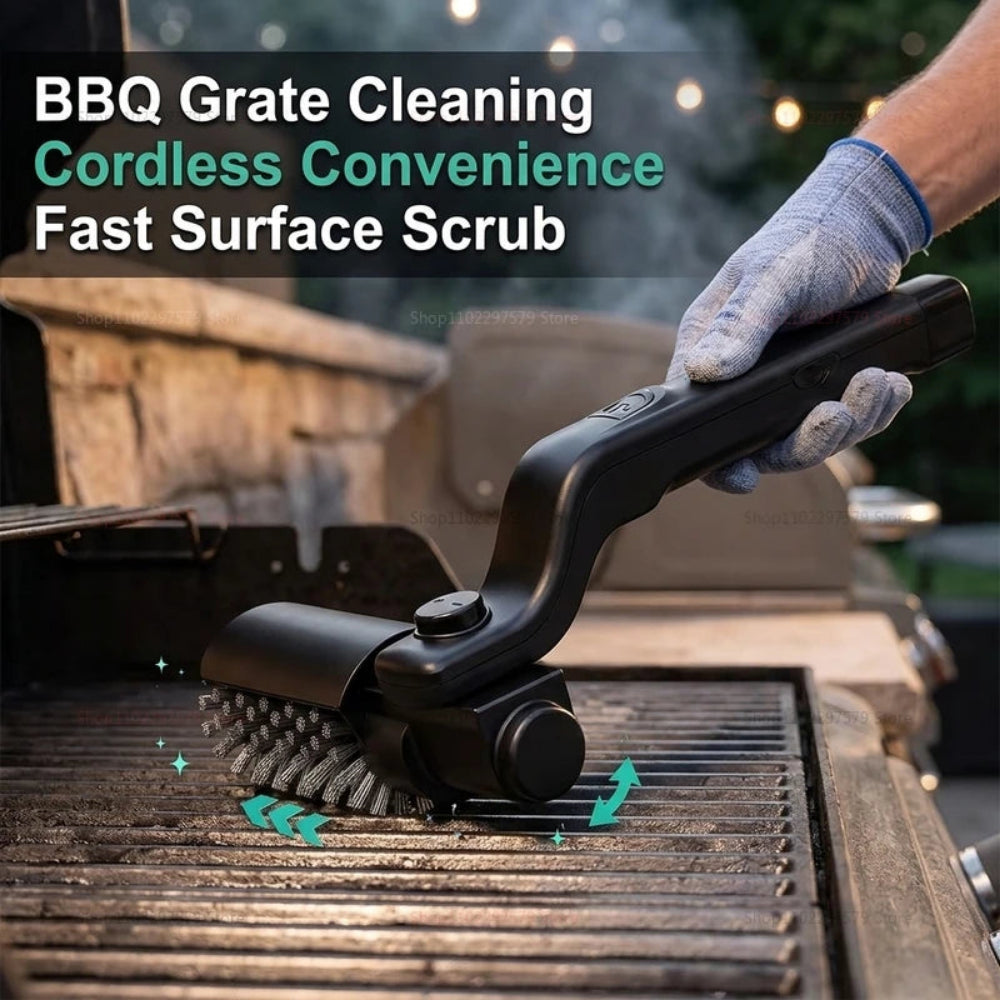 GrillSpark™ Electric Brush 🔥 — Fast, Powerful Grill Cleaning