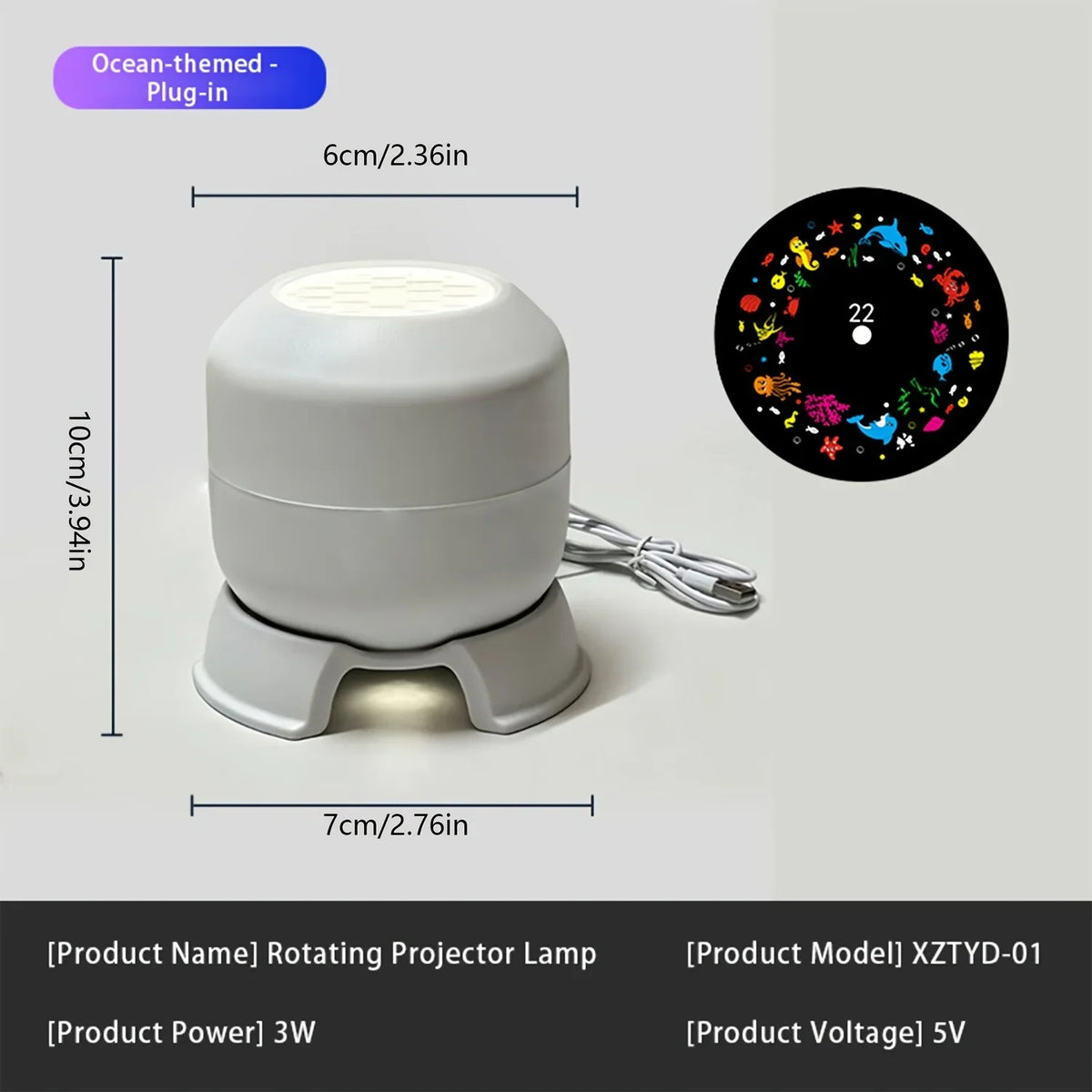 GalaxySpin™ Projection Lamp 🌌✨ — Rotating Lights, Magical Atmosphere