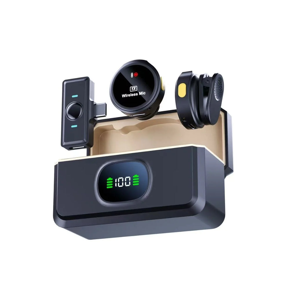 EchoPro™ Lavalier Mic 🔋🎧 — Charge, Clip & Create