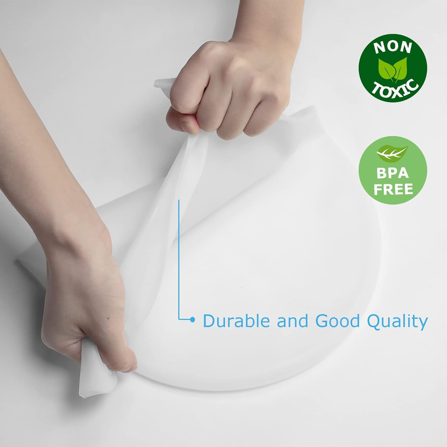 Silicone Kneading Dough Bag | Versatile Dough Mixer for Bread, Pastry, Pizza & Tortilla | Premium Silicone Bakeware | Best Multifunctional Cooking Tool (Large-3000Ml)